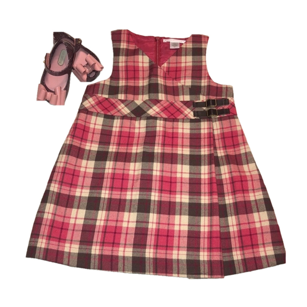 Janie and Jack (2) T pink girls dress GUC